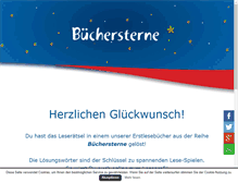 Tablet Screenshot of buecherstern.de